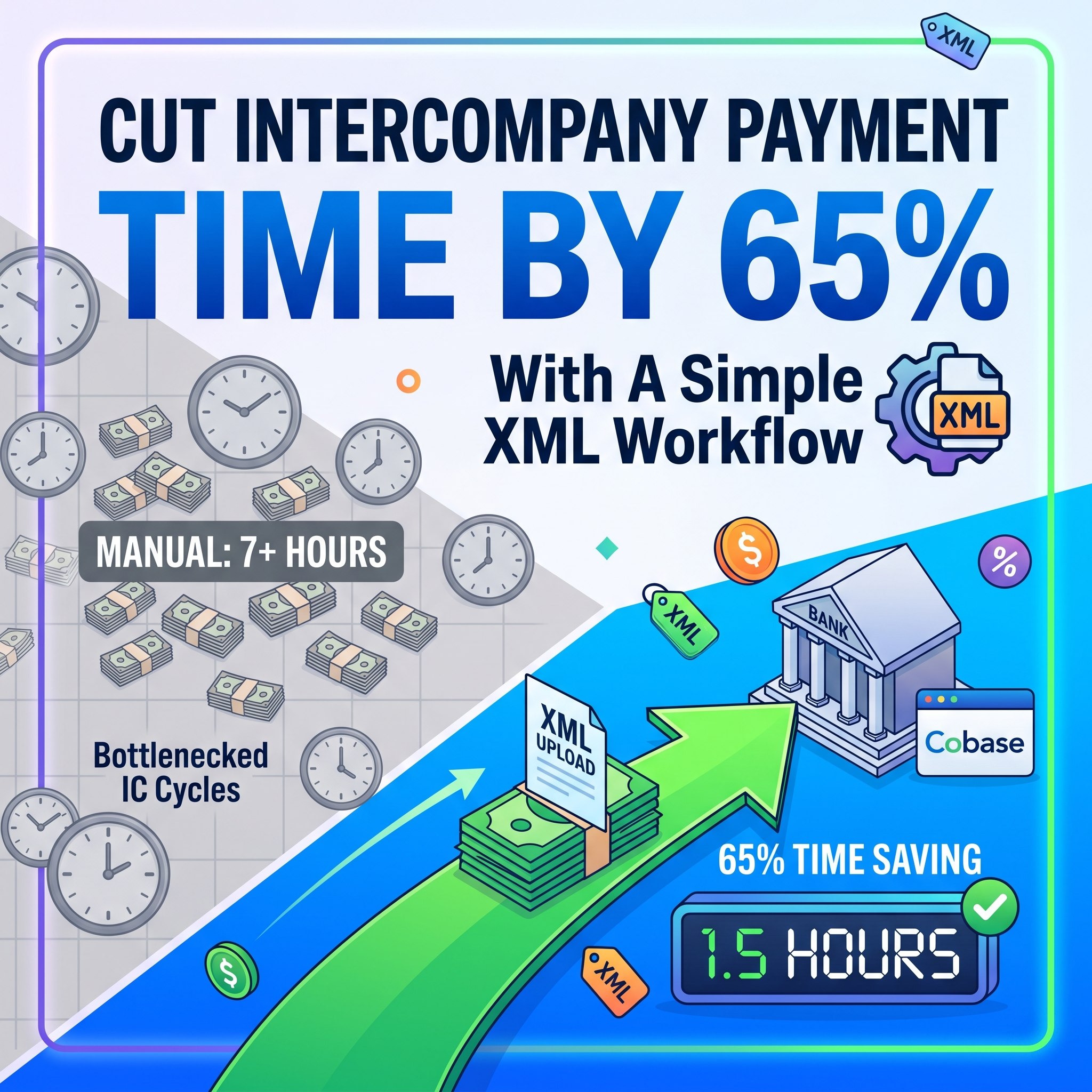 How We Cut Intercompany Payment Processing Time by 65% With a Simple XML Workflow